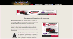 Desktop Screenshot of paranormalqa.com